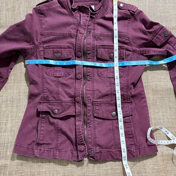 Kenzie Burgundy Jacket BellaSwan Medium Y2K - Picture 5 of 7